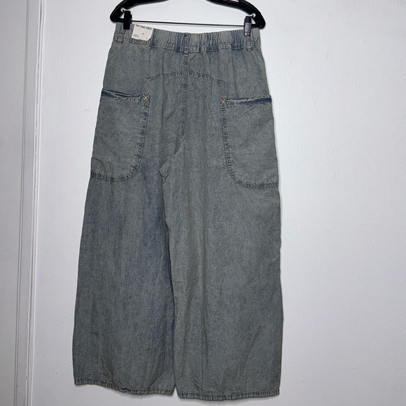 We The Free Shibuya Pull-On Wide-Leg Jeans Size Small - Picture 10 of 13